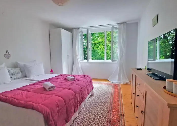 公寓 Riverside Near Centre, Balcony And Free Parking