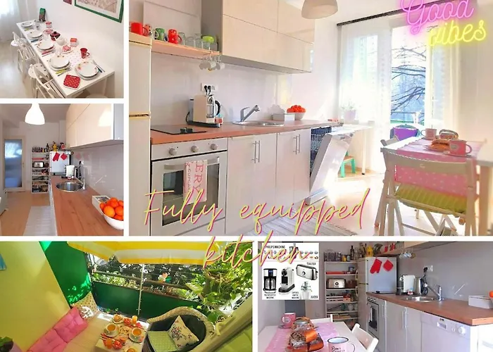 Riverside Near Centre, Balcony And Free Parking 公寓